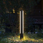 Ray Lampe Extérieure Cylindre Moderne, Métal/Acrylique, Noir, Couloir - Neutralighting