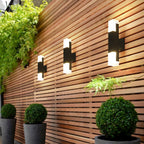 Gaela Applique Murale Rectangulaire Moderne Noir. Couloir - Neutralighting