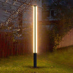 Ray Lampe Extérieure Cylindre Moderne, Métal/Acrylique, Noir, Couloir - Neutralighting