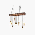Epoch Vintage LED Lustre Métal/Verre/Bois Salon Chambre à coucher - Neutralighting