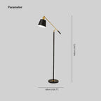 Mira Moderne LED Lampadaire Dôme Noir Métal Salon Salle à manger - Neutralighting