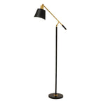 Mira Moderne LED Lampadaire Dôme Noir Métal Salon Salle à manger - Neutralighting