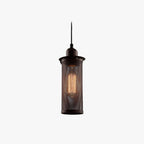 Arisha Industrielle LED Suspension Noir Métal Salon Chambre à coucher - Neutralighting