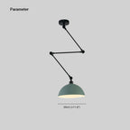 Aria Dôme Moderne LED Suspension Noir/Vert Métal Chambre à coucher - Neutralighting