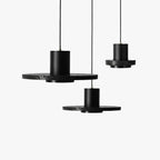 Arisha Suspension Cylindre Moderne, Pierre, Noir, Chambre - Neutralighting