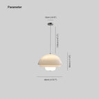 Valentina Suspension Dôme Moderne, Métal/Verre, Argent, Salon - Neutralighting