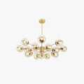 Valentina Suspension Multi Retro, Metal/Verre, Noir/Or, Salon - Neutralighting