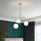 Valentina Suspension Multi Moderne, Metal/Verre, Blanc, Chambre - Neutralighting