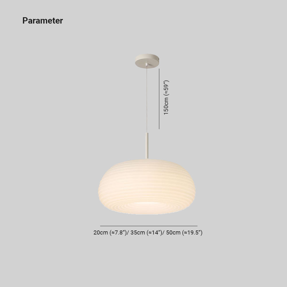 Janine Suspension Tambour Naturelle. Blanc. Chambre - Neutralighting