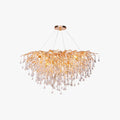Arisha Lustre Fleur Luxueux, Metal/Cristal, Or, Salon - Neutralighting
