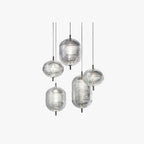 Valentina Suspension Globe Moderne, Verre/Métal, Noir/Or, Chambre - Neutralighting