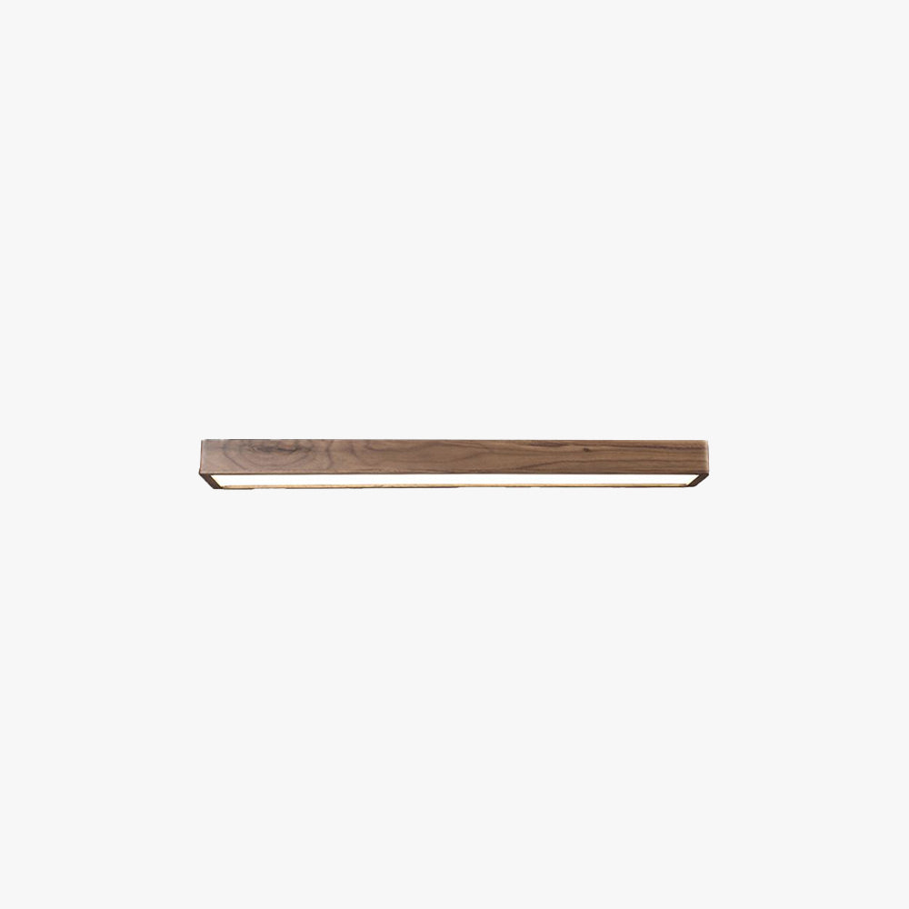 Muto Plafonnier Rectangulaire Moderne, Bois/Acrylique, Bois, Salon - Neutralighting