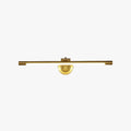 Tiffany Applique de Vanité Linéaire Moderne, Métal/Acrylique, Or, Salle de Bain - Neutralighting