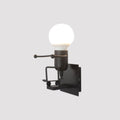 Luxo Applique Murale Design Italien LED Métal Noir/Blanc Chambre à Coucher/Salon - Neutralighting