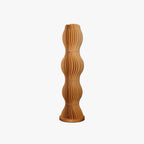Muto Lampadaire Vague Moderne, Bois, Kaki, Salon - Neutralighting