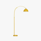 Valentina Lampadaire Dôme Moderne Métal Bordeaux Jaune Salon - Neutralighting