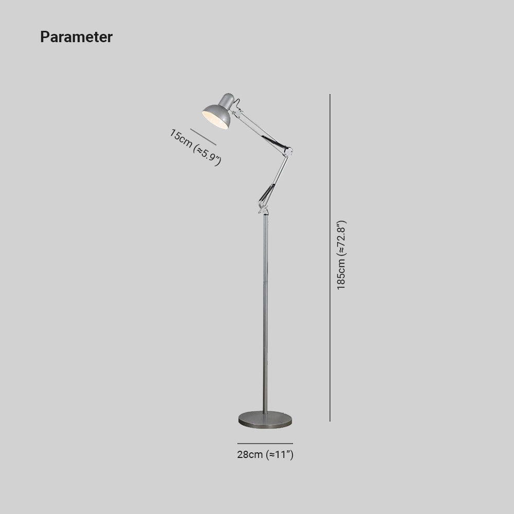 Valentina Moderne Métal Pliant Lampadaire Multicolore Chambre à coucher - Neutralighting