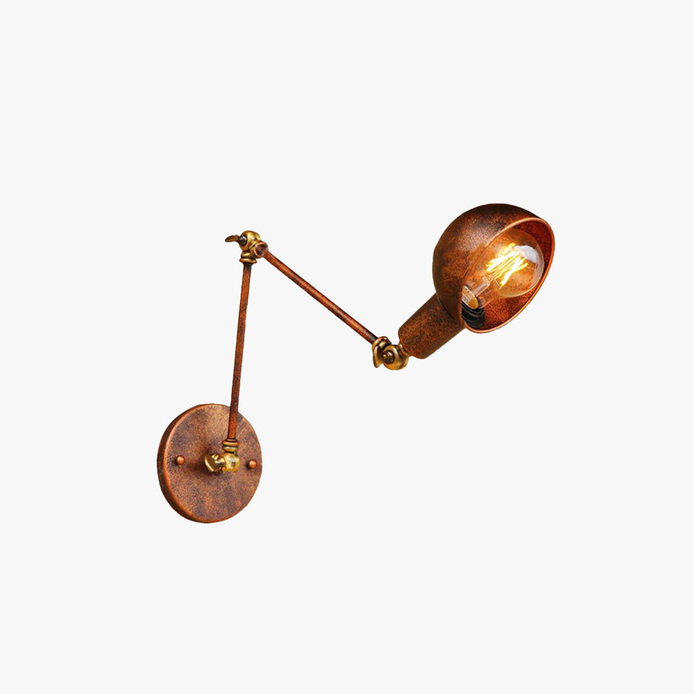 Epoch Applique Murale Vintage Industrielle, Rouille, Bureau - Neutralighting
