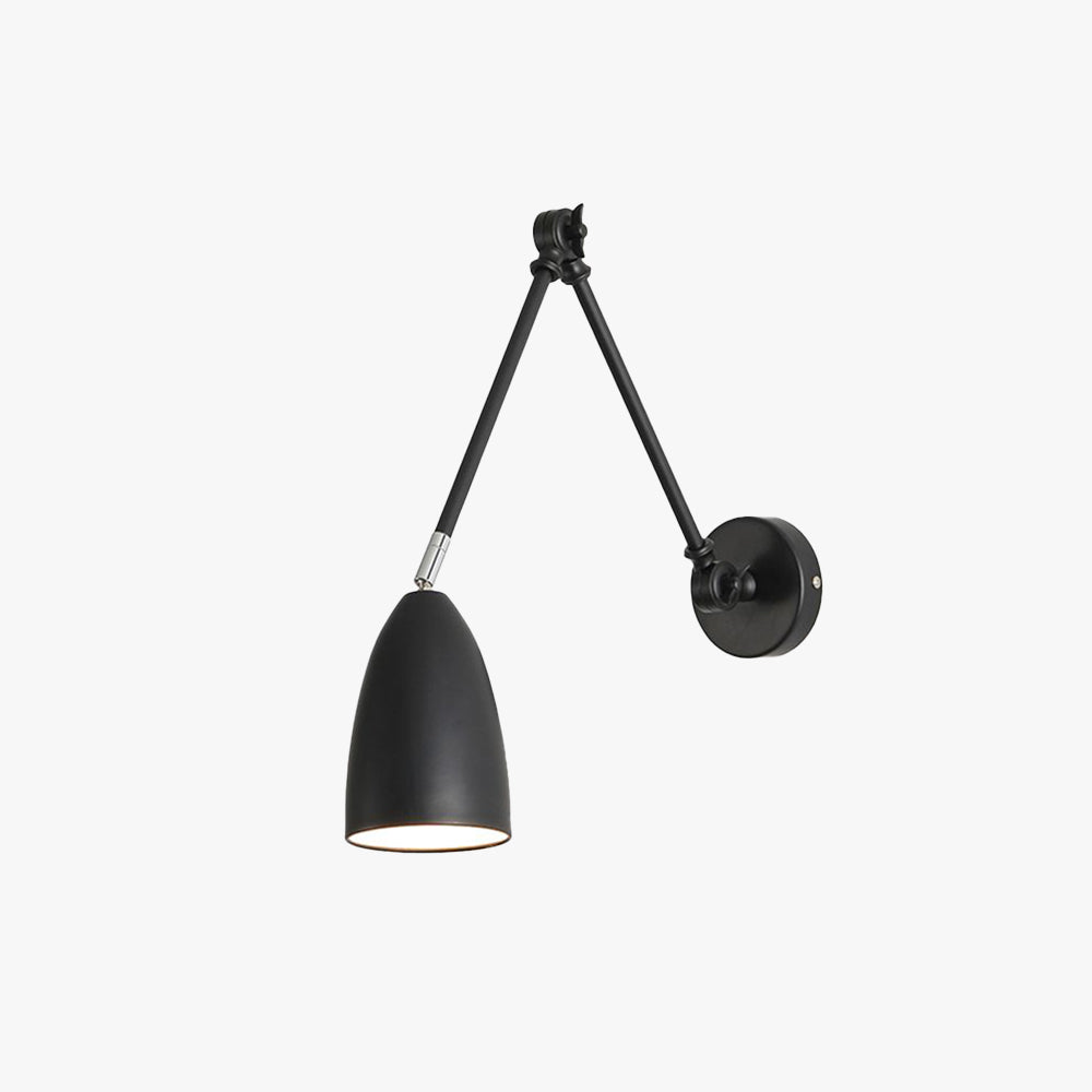 Epoch Applique Murale Réglable, Métal, Noir/Blanc/Nickel, Salon - Neutralighting