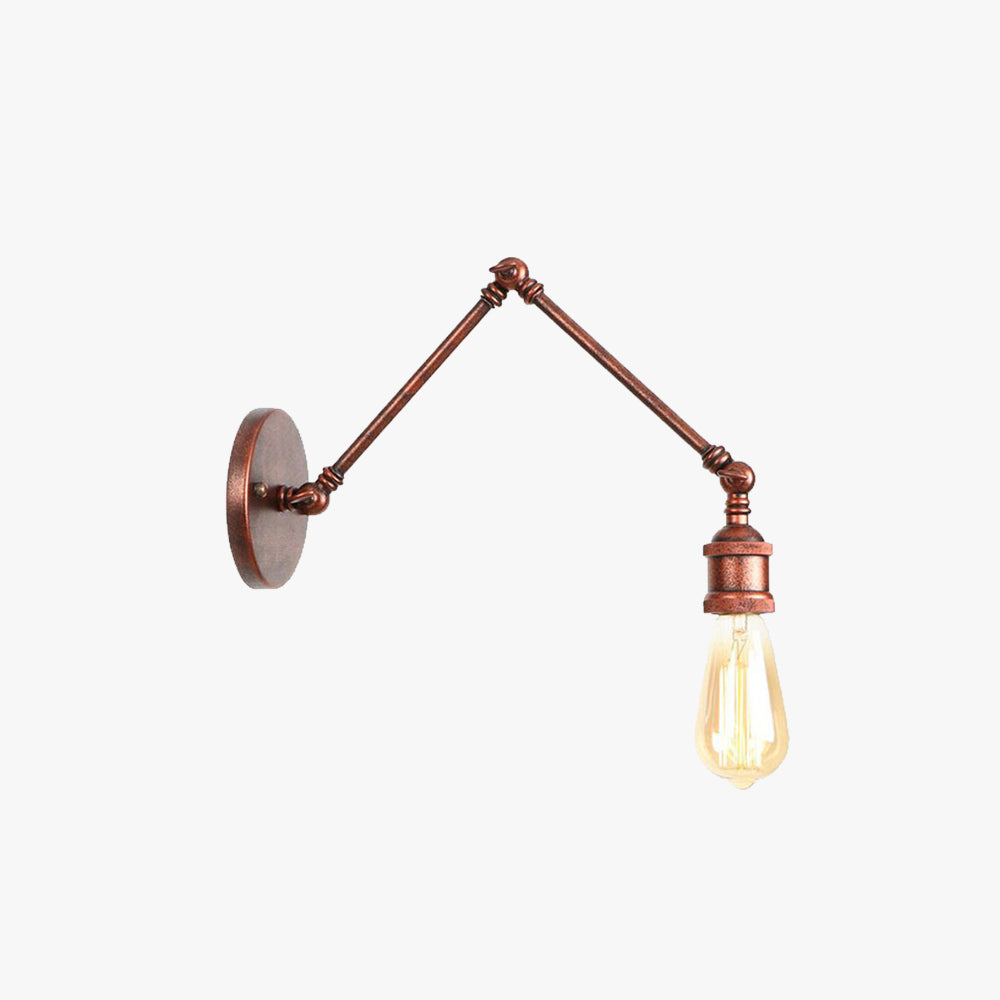 Silva Applique Murale Rétro Industrielle, Métal, Noir/Rouille/Bronze/Chrome - Neutralighting