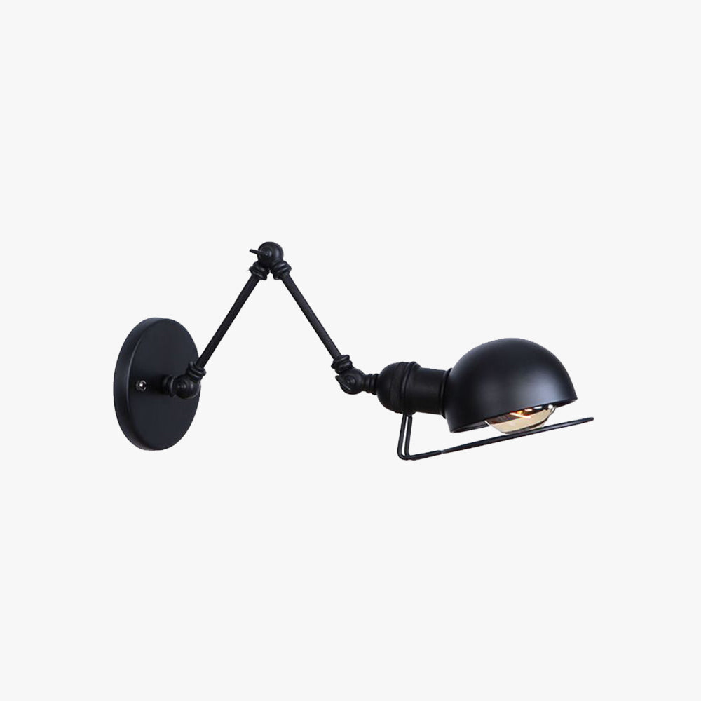Epoch Applique Murale Orientable Nordique, Métal, Noir/Doré - Neutralighting