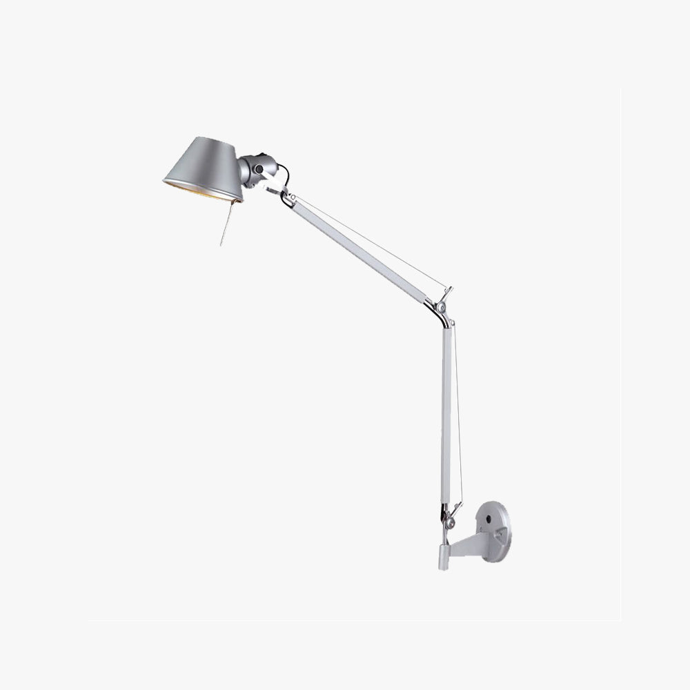 Epoch Applique Murale Réglable Industrielle, Argent, Bureau - Neutralighting
