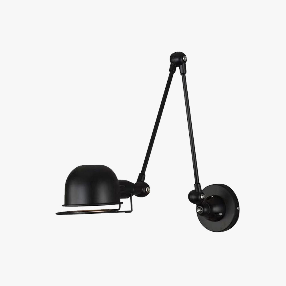 Epoch Applique Murale Réglable Minimaliste, Métal, Noir/Blanc, Salon - Neutralighting