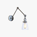 Silva Applique Bras Articulé Réglable Moderne, Métal/Verre, Salon - Neutralighting