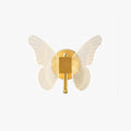Arisha Applique Miroir Papillon Design, Métal/Acrylique, Or, Chambre - Neutralighting