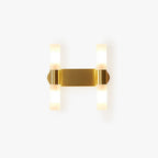 Arisha Applique Murale Tubulaire Moderne, Métal/Acrylique, Or, Salon - Neutralighting