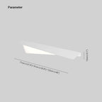 Arisha Applique Murale Géométrique Minimaliste, Métal, Blanc, Salon - Neutralighting