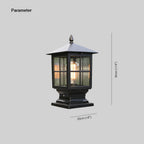 Silva Lampe de Poteau en forme de Lanterne, L 35CM - Neutralighting