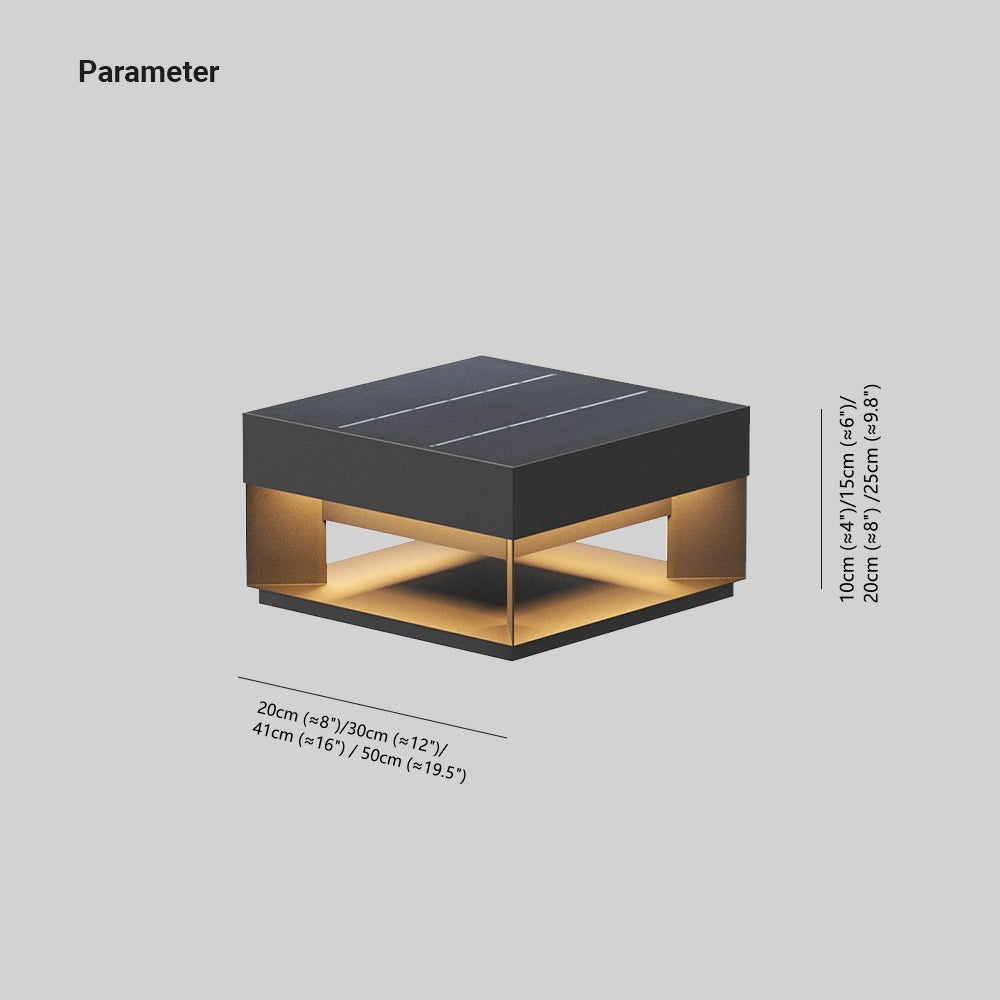 Ray Lampe de Poteau, Minimaliste, L 20/30/40/50CM - Neutralighting