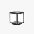 Ray Lampe de Poteau Rectangulaire Moderne, Métal, Noir, Jardin - Neutralighting