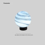 Aria Lampe de Poteau Solaire en forme de Lune, D 25/30/40CM - Neutralighting