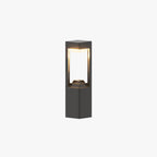 Ray Borne Extérieure Carrée Moderne, Métal/Acrylique, Noir, Jardin - Neutralighting