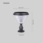 Ray Lampe de Poteau Solaire en forme de Diamant, L 33CM - Neutralighting