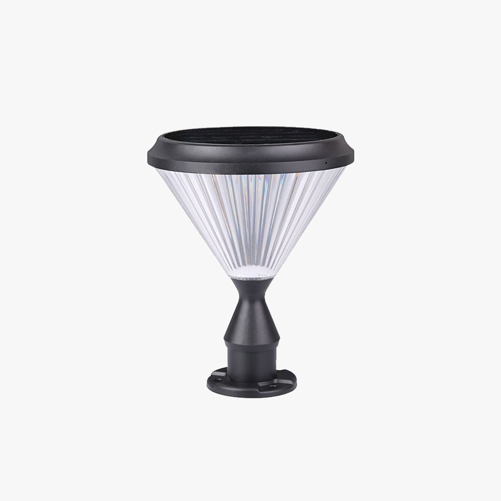 Ray Lampe de Poteau Solaire en forme de Diamant, L 33CM - Neutralighting