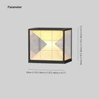 Ray Lampe de Poteau Solaire, Pyramidale, L 20/30/40CM - Neutralighting