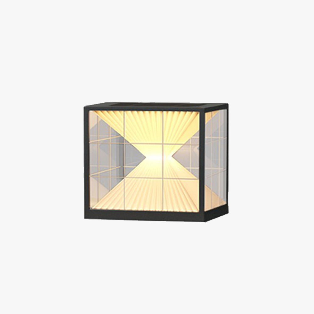 Ray Lampe de Poteau Solaire, Pyramidale, L 20/30/40CM - Neutralighting