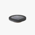 Ray Lampe Extérieure au Sol Rond Simple, Métal, Noir, Cour - Neutralighting