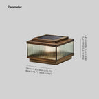 Ray Lampe Solaire de Poteau, L 25/30/40/50CM - Neutralighting