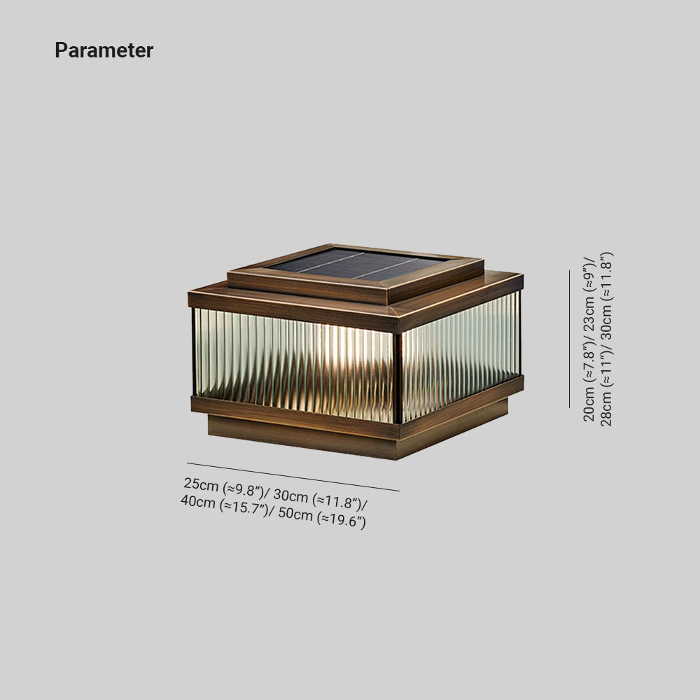 Ray Lampe Solaire de Poteau, L 25/30/40/50CM - Neutralighting