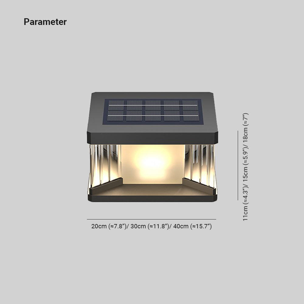 Ray Lampe Solaire de Poteau, Minimalism, L 20/30/40CM - Neutralighting