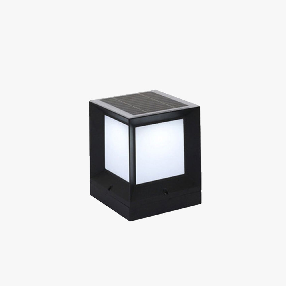 Ray Lampe Solaire de Poteau, Rectangle Simple, L 12/15/20/27/32CM - Neutralighting