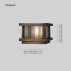 Ray Lampe de Poteau, 3 Couleur, L 25/30/40/50CM - Neutralighting