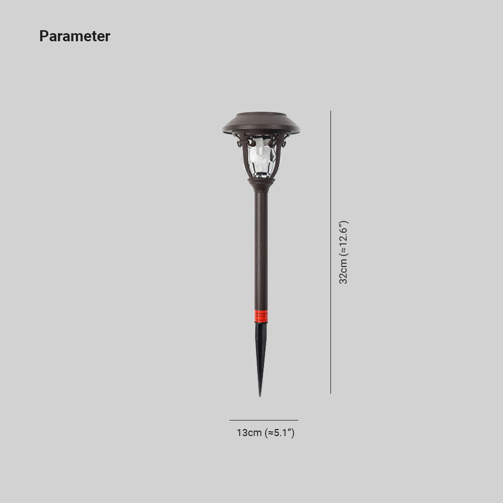 Ray Borne Extérieure Bol Moderne, Métal/Verre, Café, Cour - Neutralighting