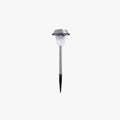Ray Borne Extérieure Cylindre Moderne, Métal/Acrylique, Argent, Jardin - Neutralighting