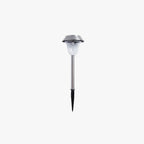 Ray Borne Extérieure Cylindre Moderne, Métal/Acrylique, Argent, Jardin - Neutralighting