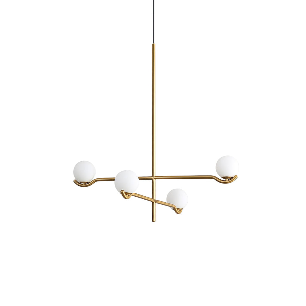 Noir Suspension Minimaliste en Verre - Neutralighting